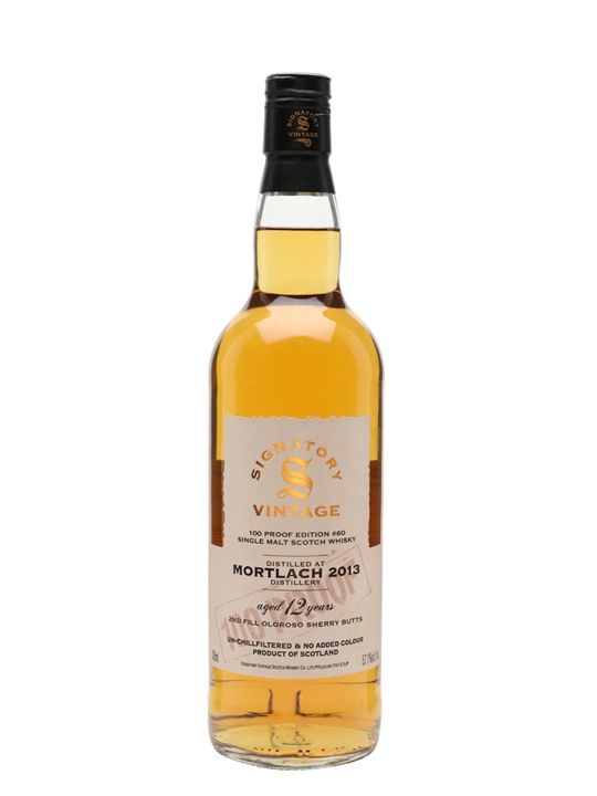 Mortlach 2013 / 12 Year Old / 100 Proof Edition #60 / Signatory Speyside Whisky