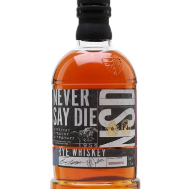 Never Say Die Small Batch Rye Kentucky Straight Rye Whiskey