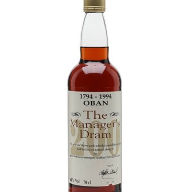 Oban Bicentenary / 16 Year Old / Bot.1994 / Sherry Cask / Manager's Dram Highland Whisky