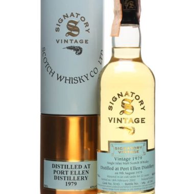 Port Ellen 1979 / 22 Year Old / Cask #5143 / Signatory Islay Whisky