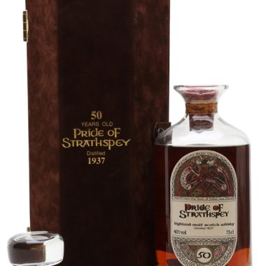 Pride of Strathspey 1937 / 50 Year Old / Crystal Decanter Highland Whisky