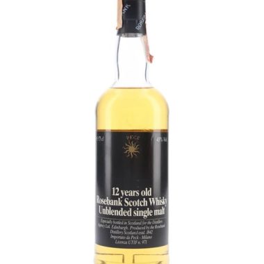 Rosebank 12 Year Old / Bot.1980s / Peck Lowland Whisky