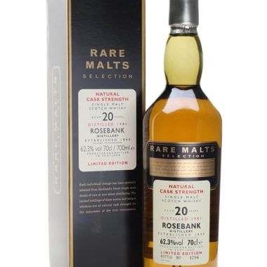 Rosebank 1981 / 20 Year Old / Rare Malts Lowland Whisky