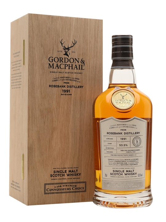 Rosebank 1991 / 31 Year Old / Cask #2122 / Connoisseurs Choice Lowland Whisky