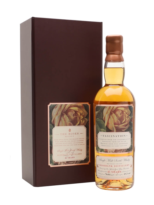 Rosebank 21 Year Old / Fascination Lowland Single Malt Scotch Whisky