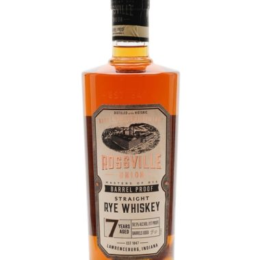 Rossville Union 7 Year Old / Barrel Proof Straight Rye Whisky