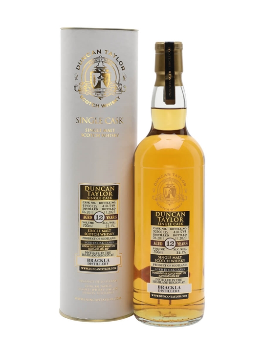 Royal Brackla 2011 / 12 Year Old / Duncan Taylor Single Cask Highland Whisky