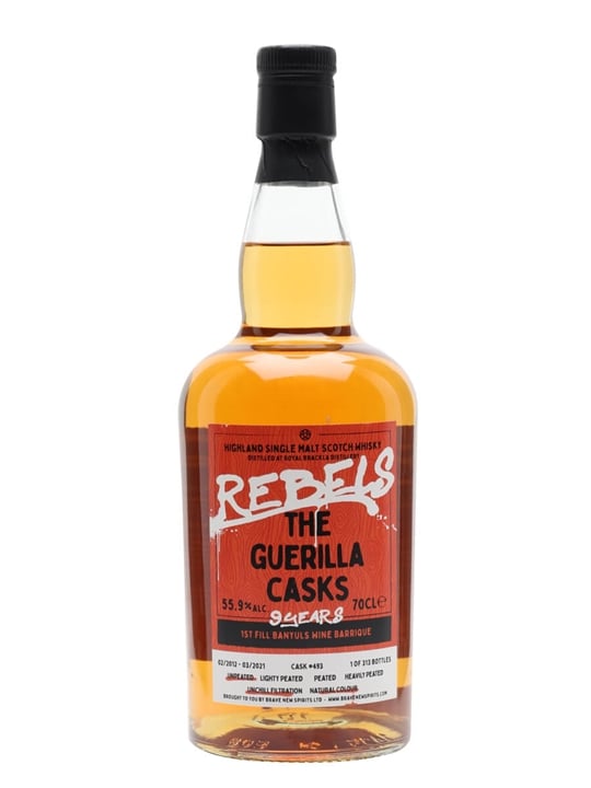 Royal Brackla 2012 / 9 Year Old / Banyuls Cask / The Guerilla Cask Highland Whisky