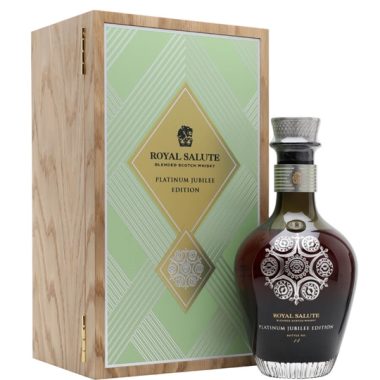 Royal Salute Platinum Jubilee / Queen Adelaide's Brooch (Green) Blended Whisky