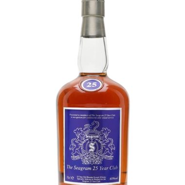 Seagram 25 Year Old Club Blended Scotch Whisky