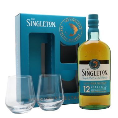 Singleton of Dufftown 12 Year Old / 2 Glass Set Speyside Whisky