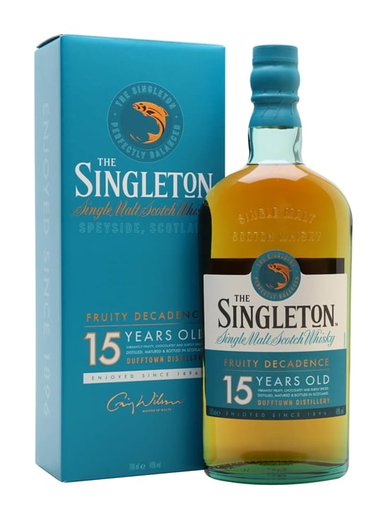 Singleton of Dufftown 15 Year Old Speyside Single Malt Scotch Whisky