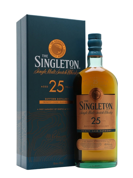 Singleton of Dufftown 25 Year Old Speyside Single Malt Scotch Whisky