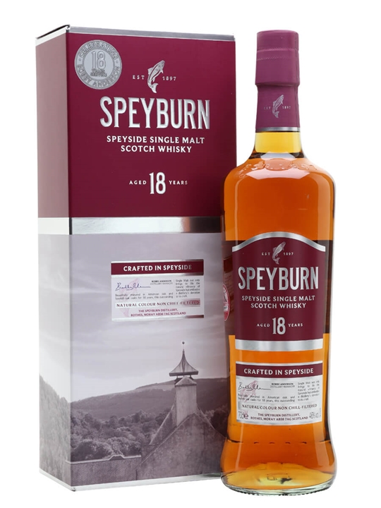 Speyburn 18 Year Old Speyside Single Malt Scotch Whisky