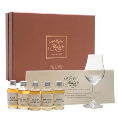 Spicy Whisky Tasting Set with Glass / 5x3cl