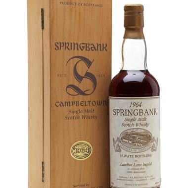 Springbank 1964 / Lateltin Lanz Ingold 100th Anniversary Campbeltown Whisky