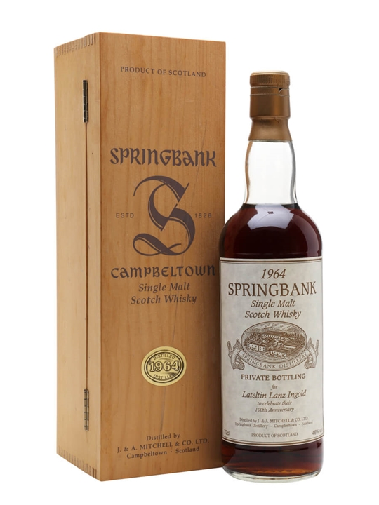 Springbank 1964 / Lateltin Lanz Ingold 100th Anniversary Campbeltown Whisky