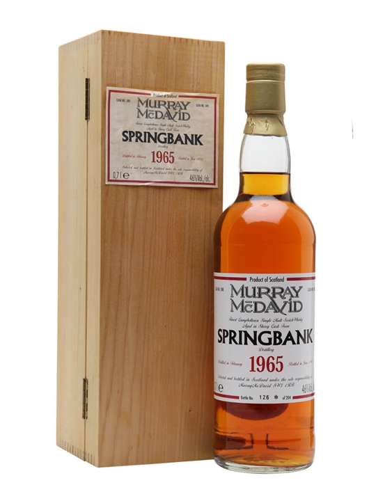 Springbank 1965 / Bot.1998 / Cask #580 / Murray McDavid Campbeltown Whisky