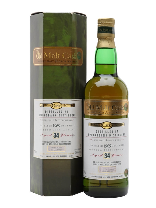 Springbank 1969 / 34 Year Old / Old Malt Cask Campbeltown Whisky