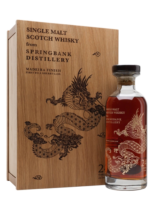 Springbank 1996 / 24 Year Old / Sherry & Madeira Casks /East Asia Asanoha Dragon Campbeltown Whisky