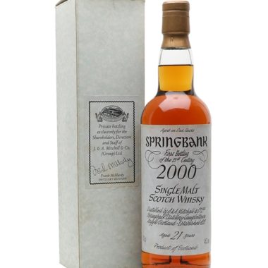 Springbank 21 Year Old / First Bottling of 21st Century Campbeltown Whisky