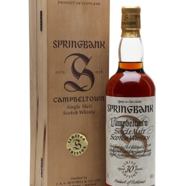 Springbank 30 Year Old / Sherry Cask / Millennium Series Campbeltown Whisky