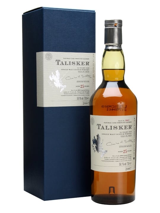 Talisker 25 Year Old / Bot.2007 Island Single Malt Scotch Whisky
