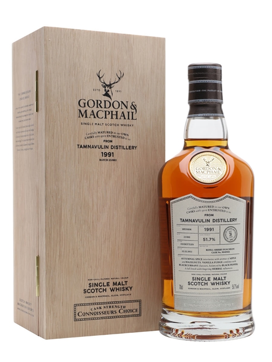 Tamnavulin 1991 / 31 Year Old / Connoisseurs Choice Speyside Whisky