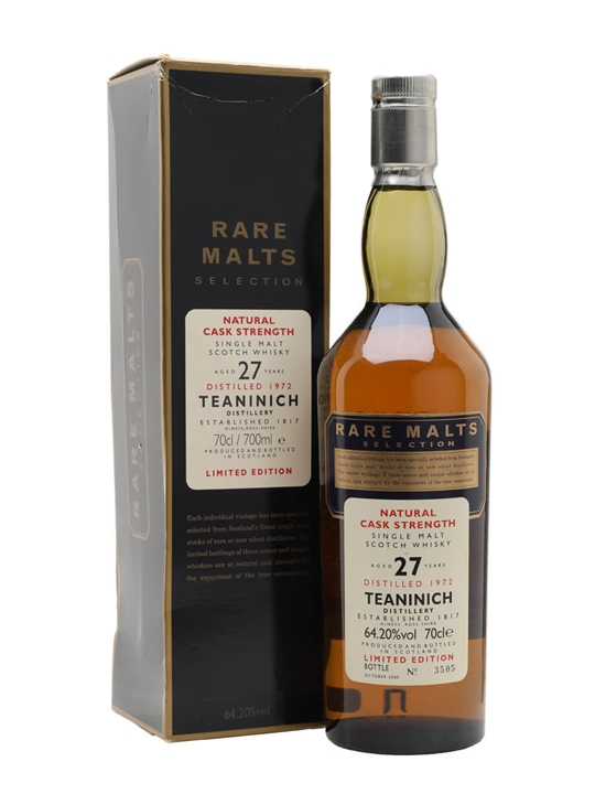 Teaninich 1972 / 27 Year Old / Rare Malts Highland Whisky