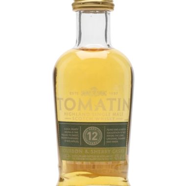 Tomatin 12 Year Old Miniature / Bourbon & Sherry Casks Highland Whisky