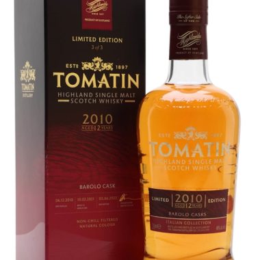 Tomatin 2010 / Barolo Finish / Italian Collection Highland Whisky