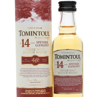 Tomintoul 14 Year Old Miniature Speyside Single Malt Scotch Whisky