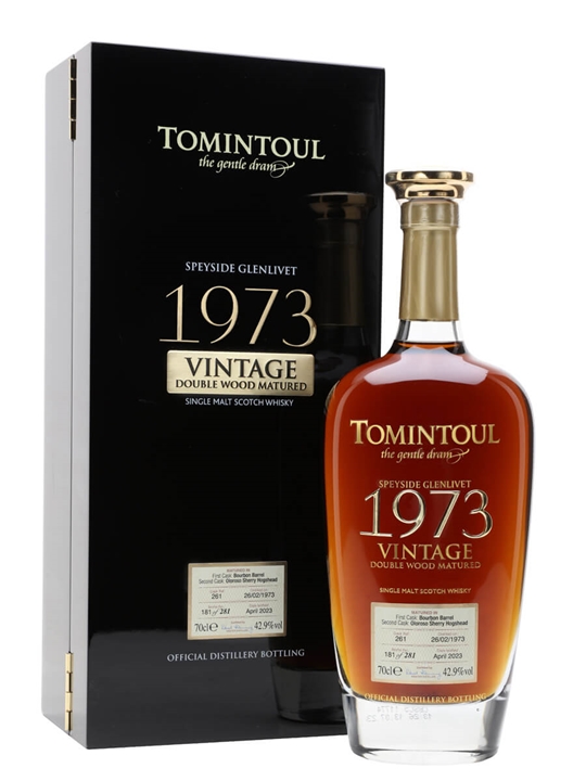 Tomintoul 1973 / 50 Year Old / Double Wood Matured / Second Edition Speyside Whisky