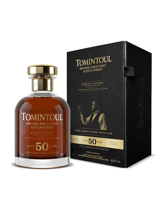Tomintoul 1973 / 50 Year Old / Robert Fleming 50th Anniversary Speyside Whisky