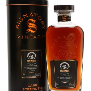 Tomintoul 1995 / 30 Year Old / Cask 6 / Signatory Symington's Choice Speyside Whisky