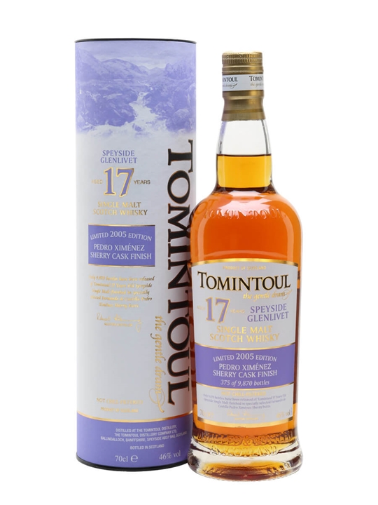 Tomintoul 2005 / 17 Year Old / Pedro Ximenez Finish Speyside Whisky