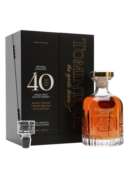 Tomintoul 40 Year Old / Second Edition Speyside Whisky