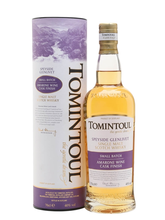 Tomintoul Amarone Cask Finish Speyside Single Malt Scotch Whisky