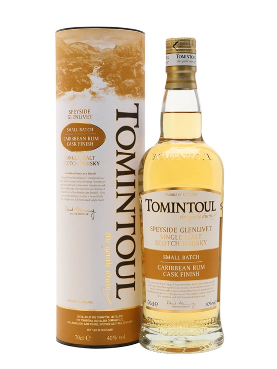Tomintoul Caribbean Rum Cask Finish / Kosher Certified Speyside Whisky