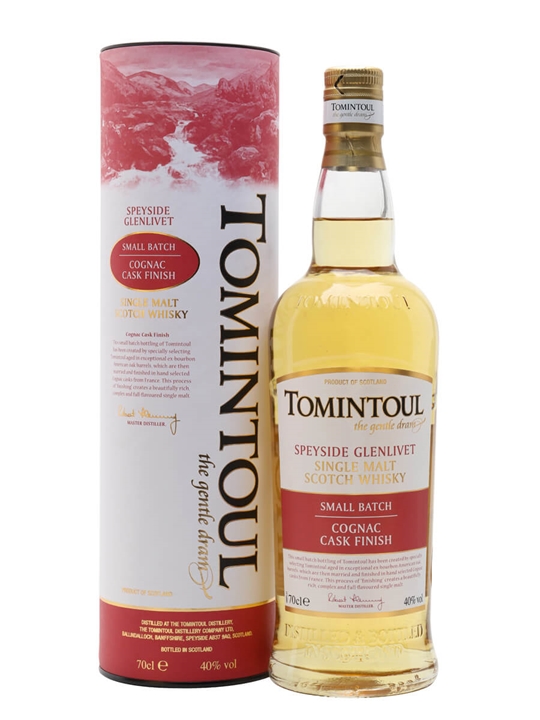 Tomintoul Cognac Cask Finish Speyside Single Malt Scotch Whisky