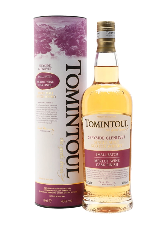 Tomintoul Merlot Cask Finish Speyside Single Malt Scotch Whisky