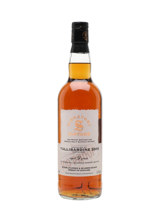 Tullibardine 2015 / 9 Year Old / 100 Proof Edition 44 / Signatory Highland Whisky