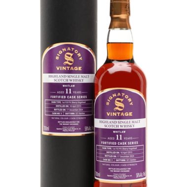 Whitlaw 2013 / 11 Year Old / PX Finish / Signatory for The Whisky Exchange Island Whisky