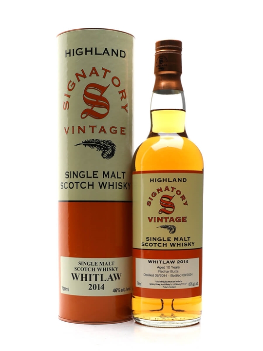 Whitlaw (Highland Park) 2014 / 10 Year Old / Sherry Cask / Signatory Island Whisky