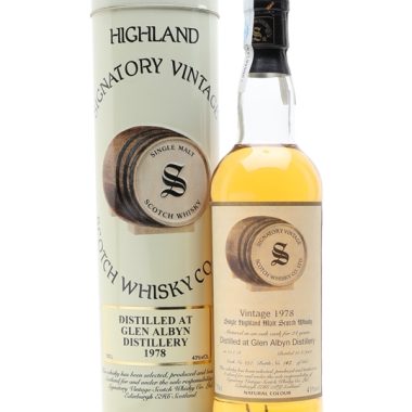 Glen Albyn 1978 / 24 Year Old / Cask #697 / Signatory Highland Whisky