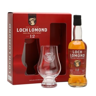 Loch Lomond 12 Year Old / Small Bottle / Glass Set Highland Whisky