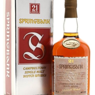 Springbank 21 Year Old / Dumpy Bottle / Bot.1980s Campbeltown Whisky