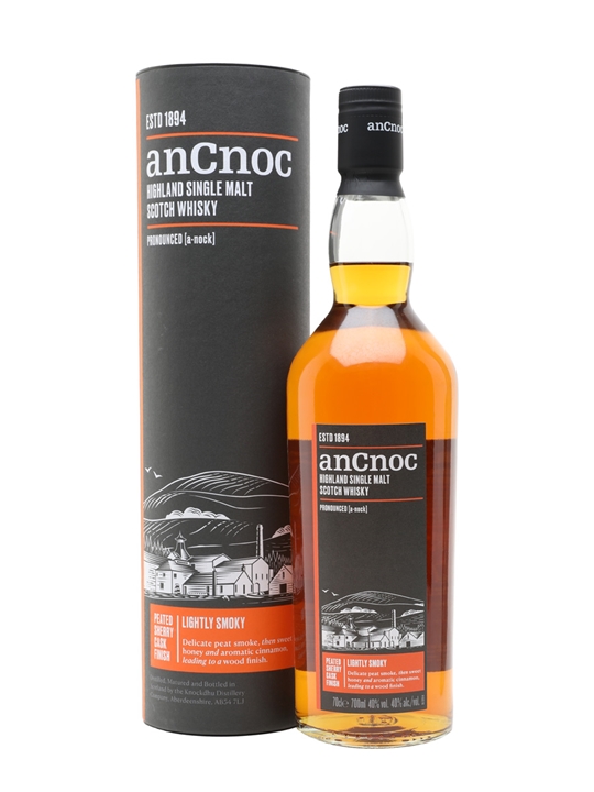 AnCnoc Peated Sherry Highland Single Malt Scotch Whisky