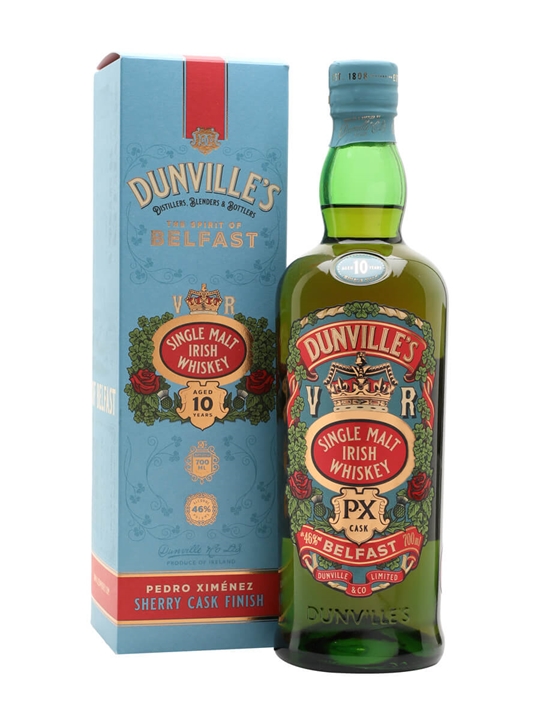 Dunville's 10 Year Old / PX Sherry Cask Irish Single Malt Whiskey