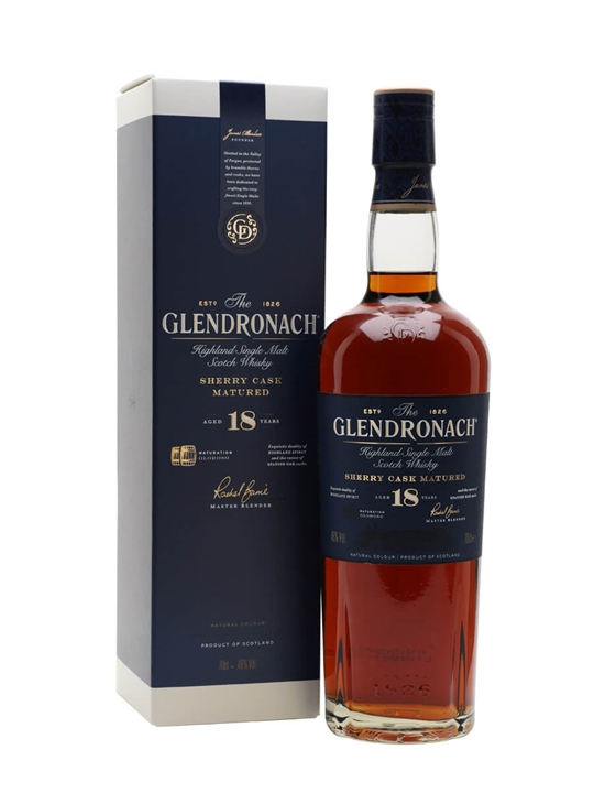 Glendronach 18 Year Old / Sherry Cask Matured Highland Whisky